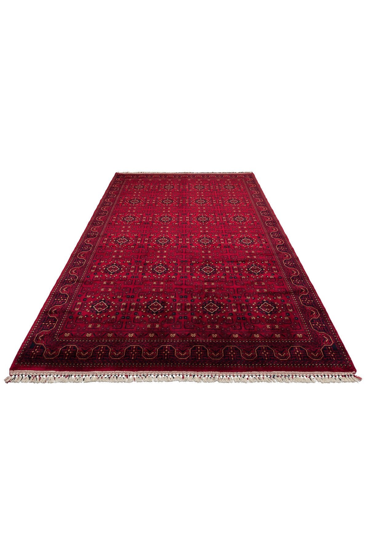 Nesem Hali Boutique EKO Hali NOSTALGIA 960 Red is a special loom rug shaped by the intensive handiwork of women from Usak. - MALLTURK