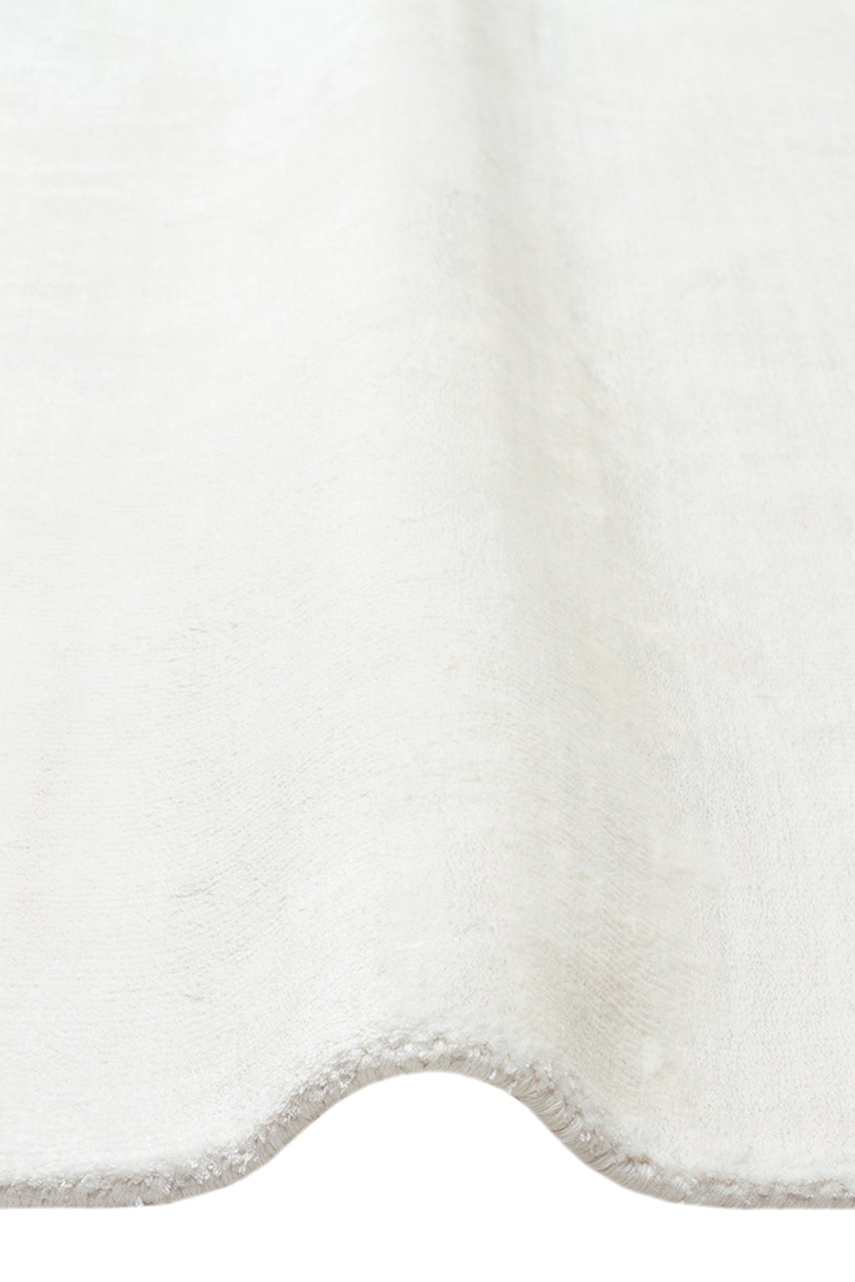 Vog Hali Alure White Handwoven Pure Bamboo Rug Luxury Soft Minimalist Modern Living Room and Lounge Rug - MALLTURK