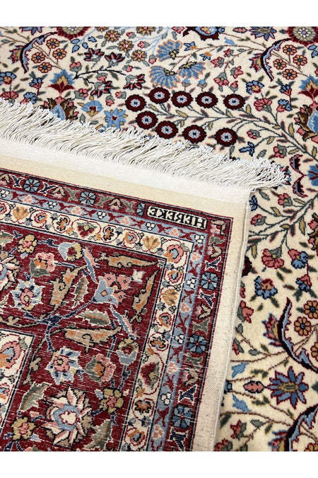 RD RAMAZAN DAG Hand Rug Art Hand-Woven Hereke Rug Signed Seven Mountains Flower 300x200 - MALLTURK