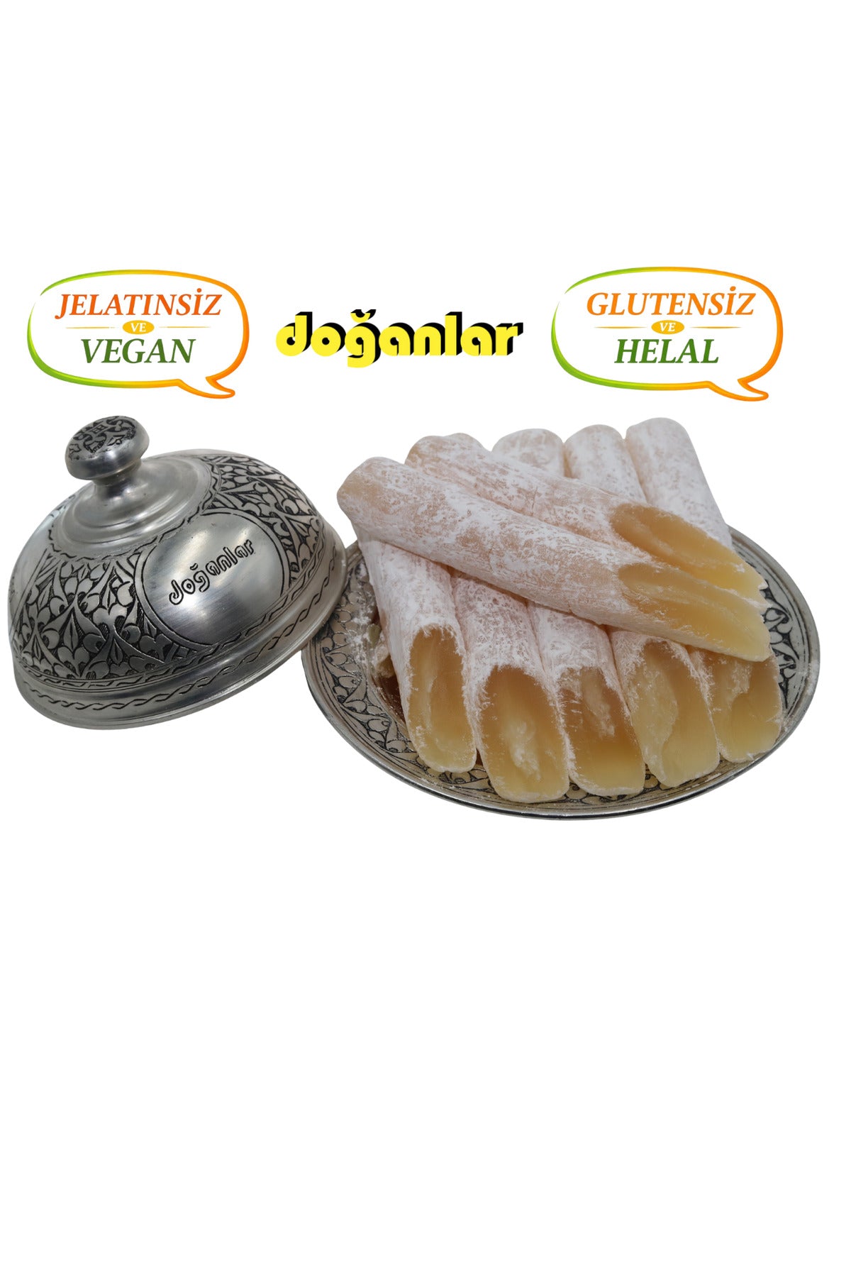 DOGANLAR gida Plain bandirma 2 kg Pack jelatinsiz dogal helal Vegan Gluten Free - MALLTURK