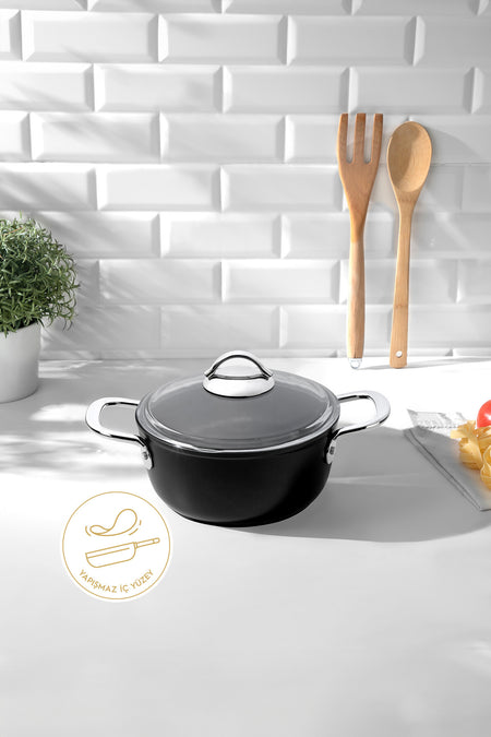 Nehir Titanium Stock Pot - MALLTURK
