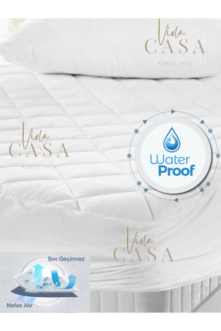 violacasa Waterproof Quilted Fitted Mattress Protector - MALLTURK