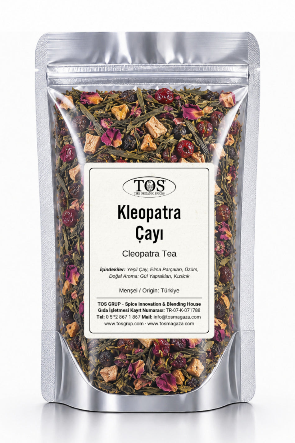 TOS The Organic Spices Cleopatra Tea 40 gr (1st Quality) Cleopatra Tea