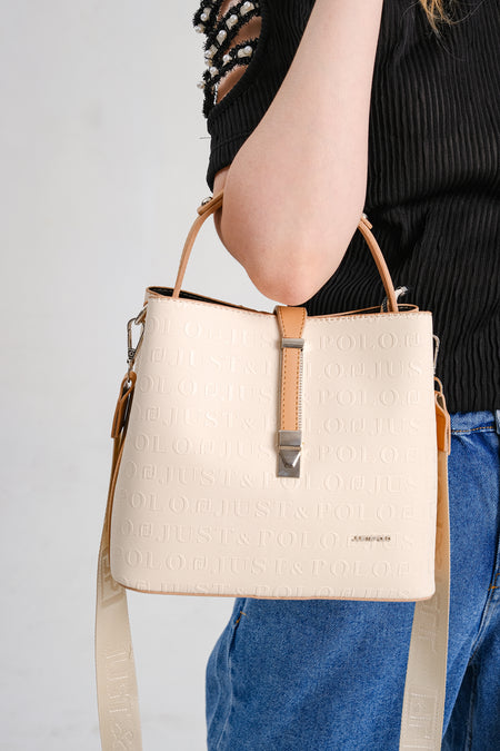 Just Polo Brown Women's Hand and Shoulder Bag 2055 - MALLTURK