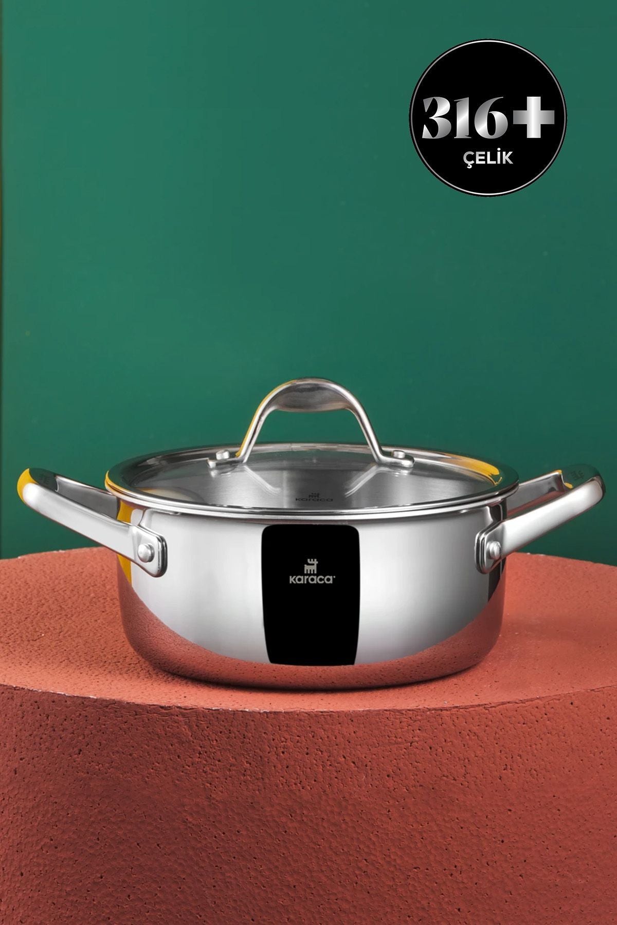 Karaca 3ply Powersteel 316 Induction Compatible Pot