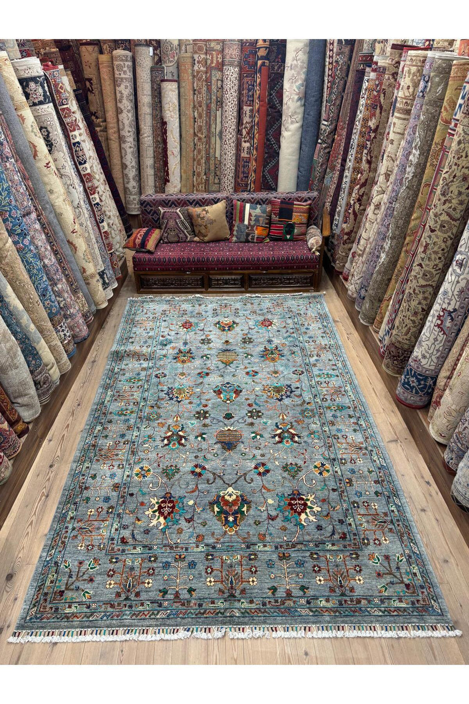 Sirvan Handwoven Afghan Rug - 306 x 197 - MALLTURK