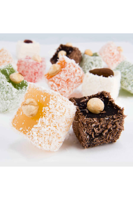 Ozgur Kuruyemis Assorted Hazelnut Turkish Delight 250 g - MALLTURK