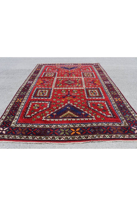 Kayra Export Hand-Woven Rug, Turkish Rug, Multicolor Rug 251x374 Cm , Anatolian Rug - MALLTURK