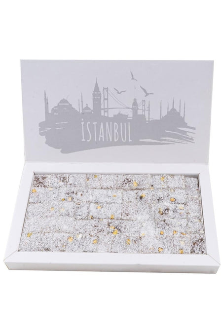 Lina Pistachio buyuk kesim hind Walnut Turkish Delight 1 kg - MALLTURK