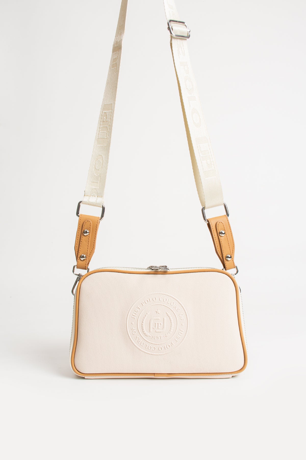 Just Polo Women's Shoulder & Messenger Bag SIZE: 16x26 cm Cream - MALLTURK