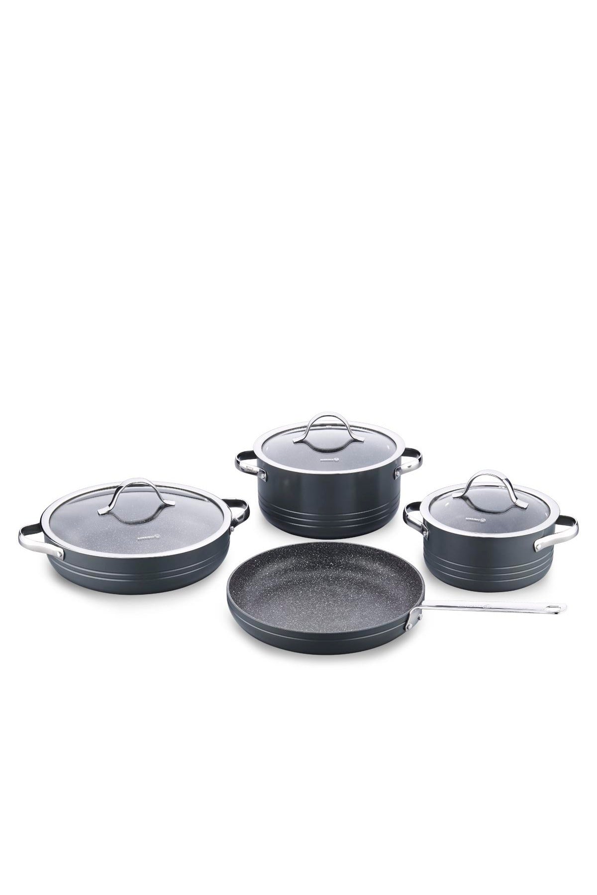 KORKMAZ Linea 7 Piece Cosmica Cookware Set