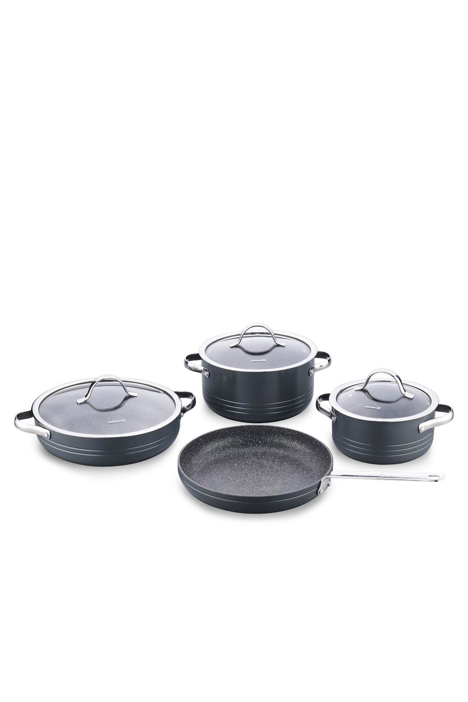 KORKMAZ Linea 7 Piece Cosmica Cookware Set