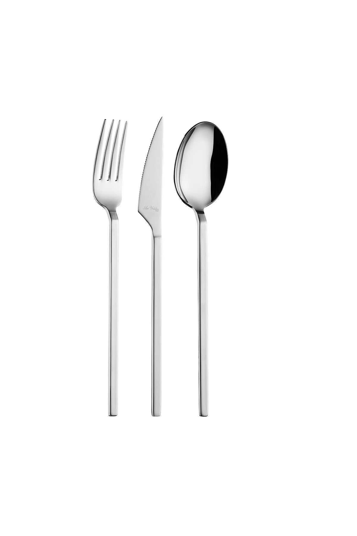 Aryildiz solo 89 Piece 12 Place Setting Flatware Set - MALLTURK