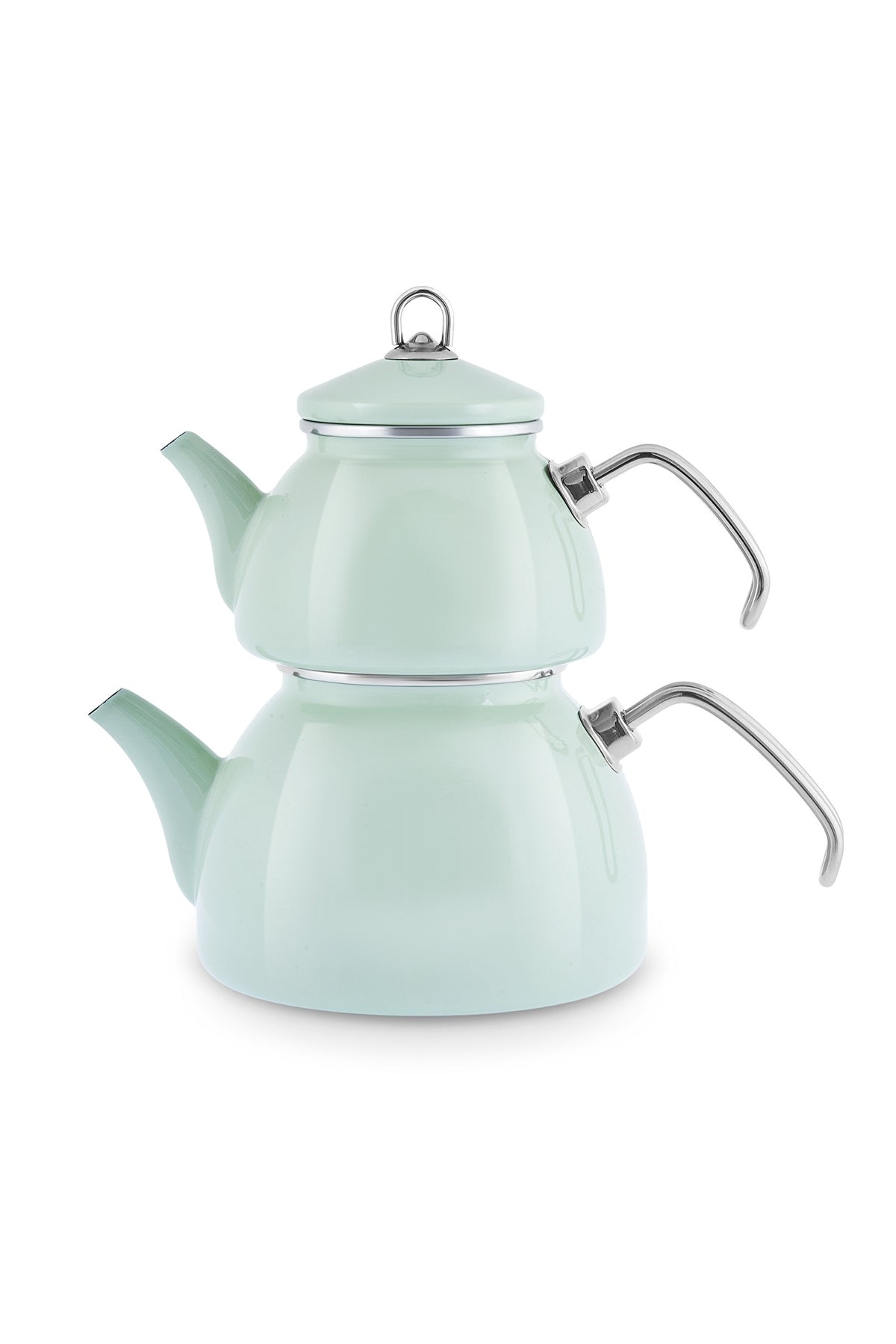 Karaca Loreto Enamel Teapot, Green - MALLTURK
