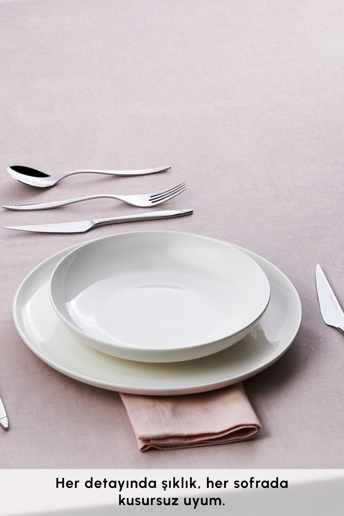 Karaca holey 84 Piece 12 Place Setting Flatware elegance set Boxed - MALLTURK