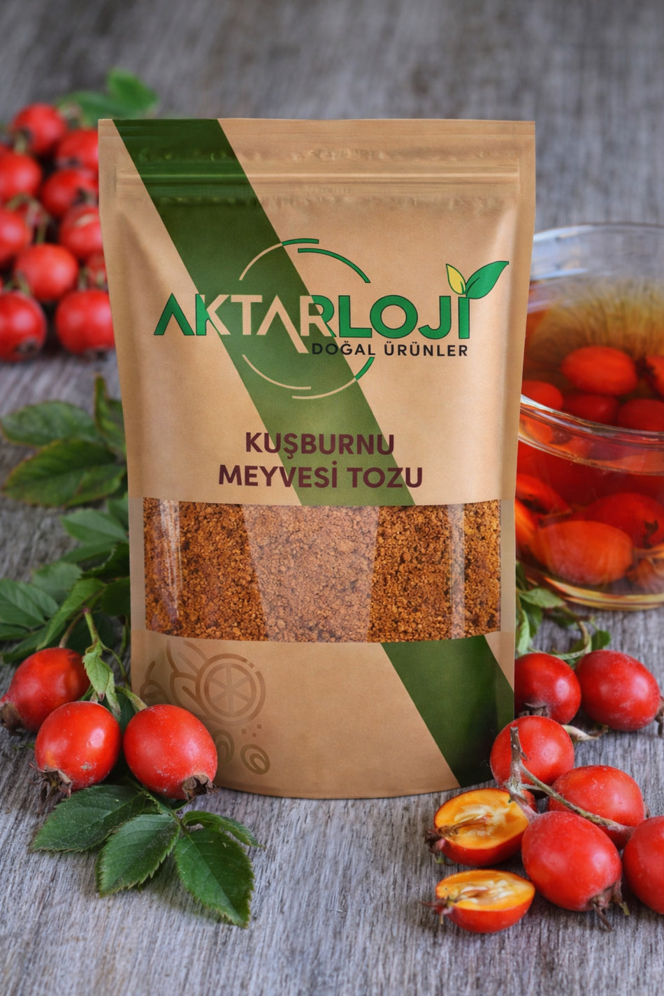 Aktarloji 250g Rosehip Fruit Powder / Freshly Ground - Additive-Free & Natural - MALLTURK