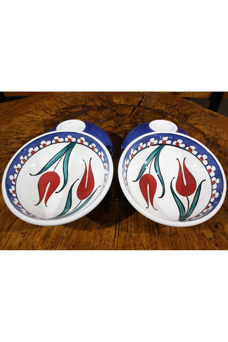 Cini Evi Alternating Tulips 4-Piece Bowl Set - MALLTURK