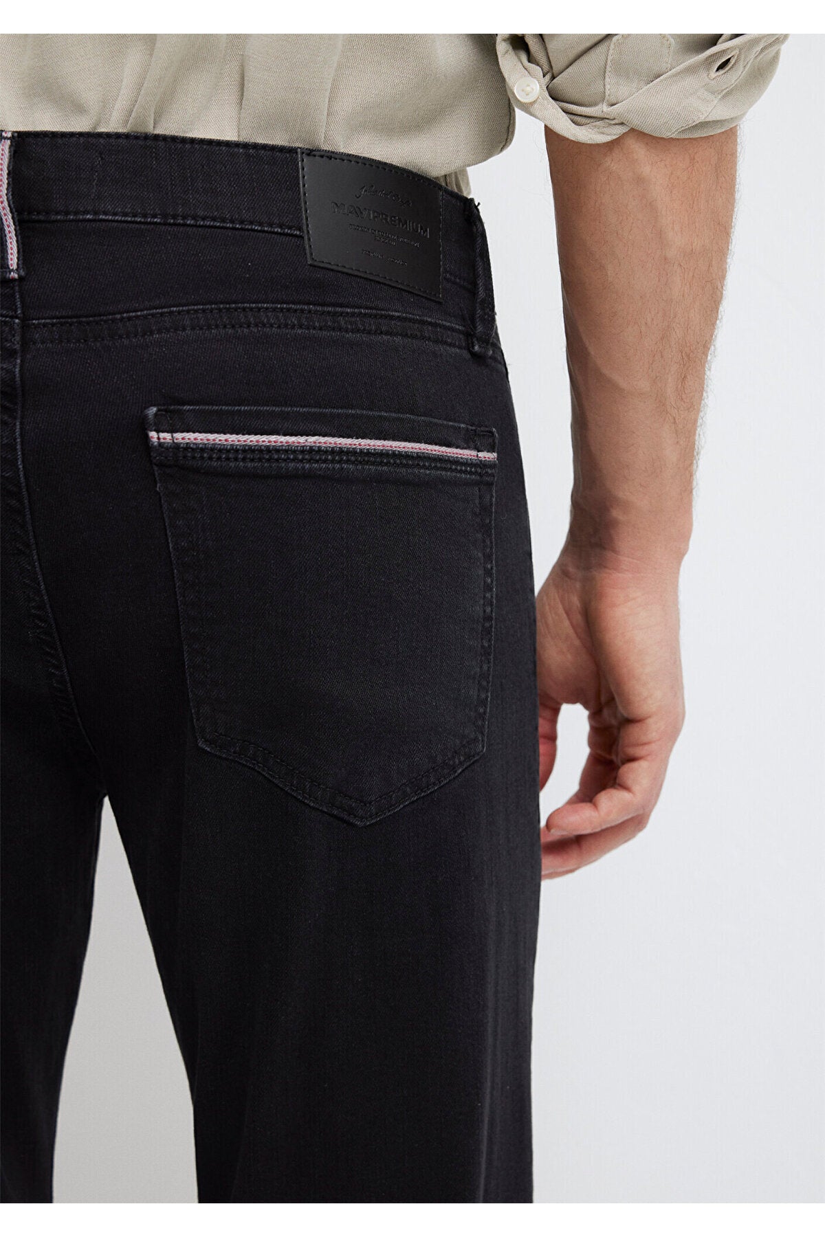 Mavi Hunter Premium Dark Grey Smoke Jeans 0020218775 - MALLTURK