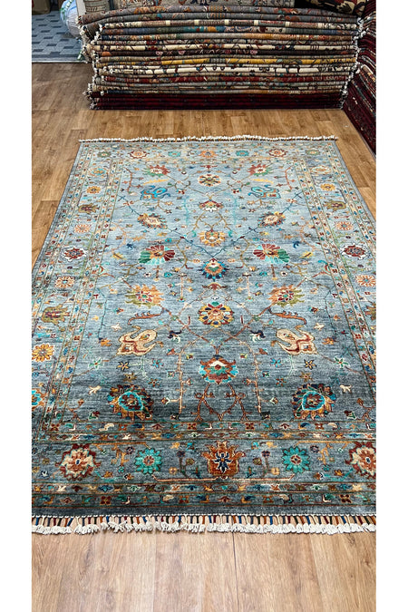 Turkmen Rug Hand-Woven Afghan Rug