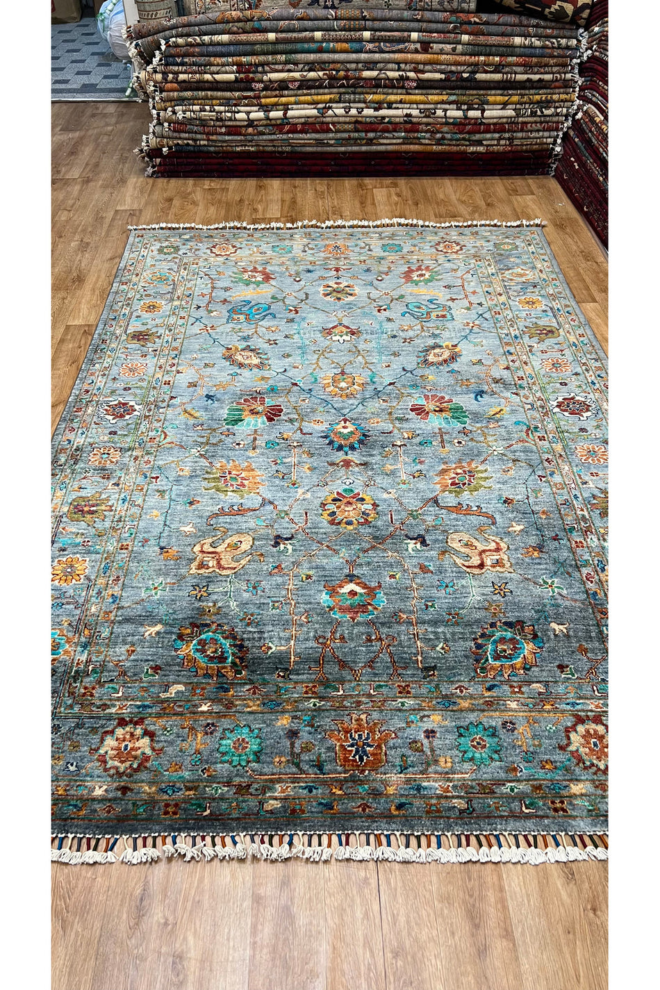 Turkmen Rug Hand-Woven Afghan Rug