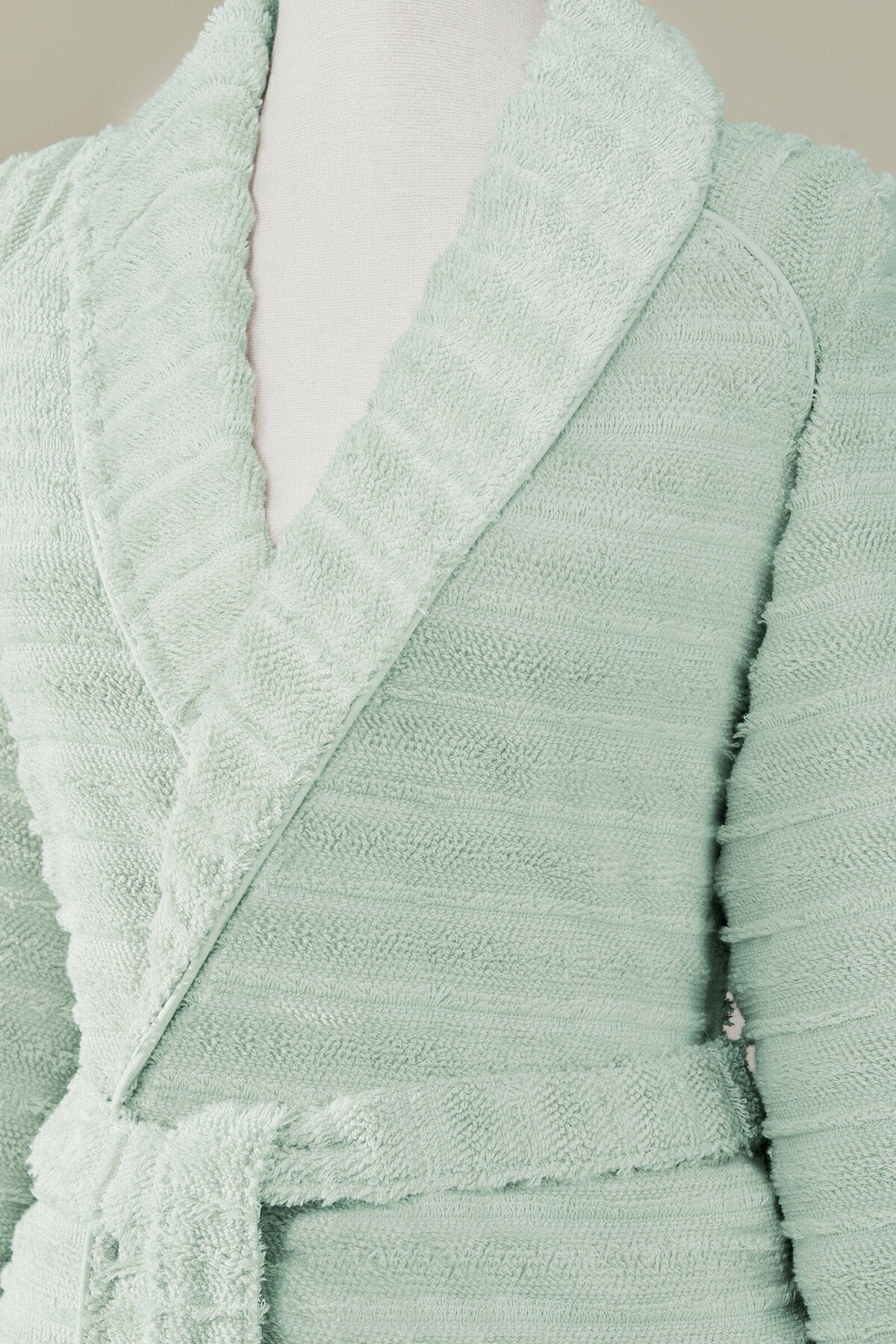 Ozdilek Sadem Organic Linden Shawl Collar Bathrobe - MALLTURK