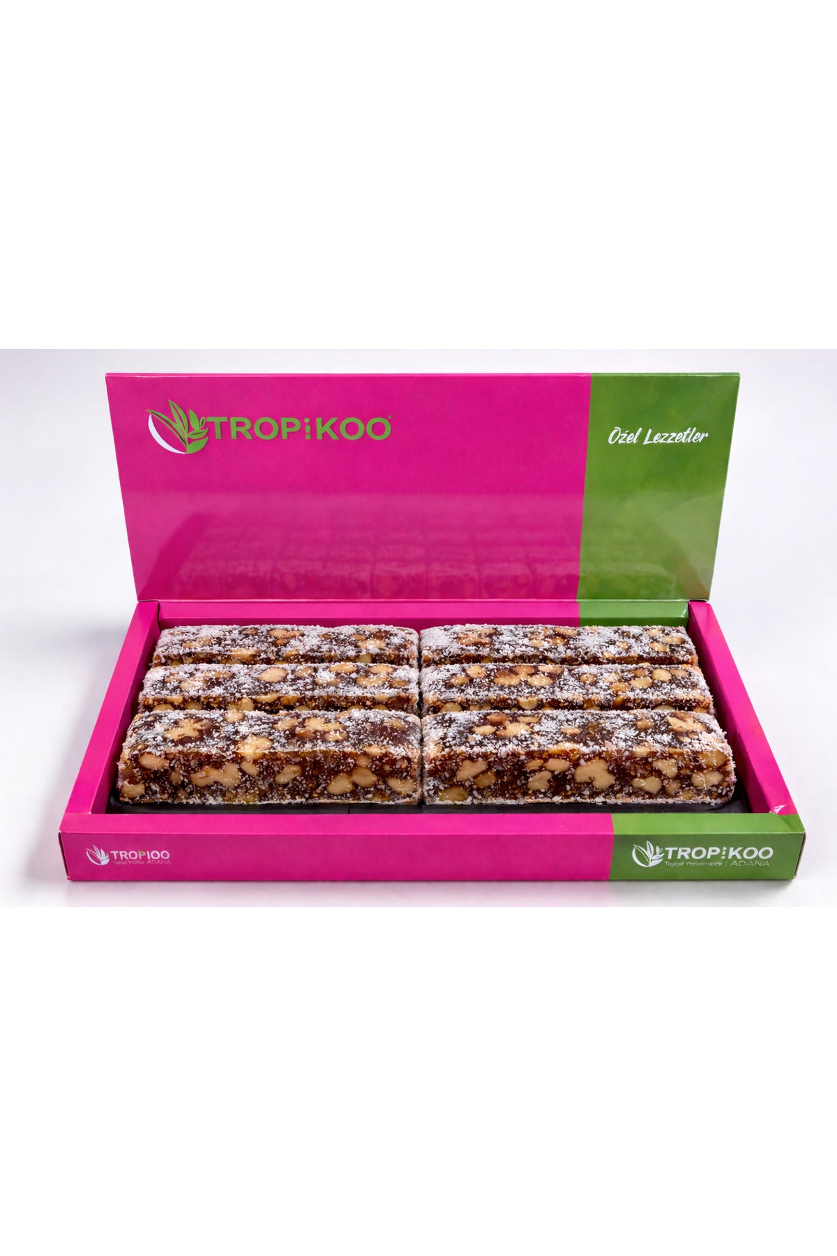 tropikoo dogal incirli and bol Walnut Turkish Delight 400 g Glucose Free katkisiz - MALLTURK