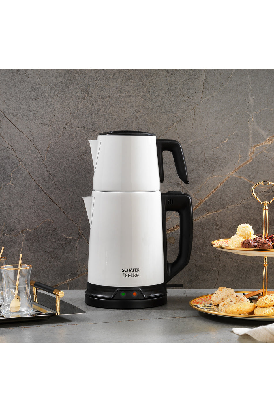 Schafer TeeLike Stainless Steel Tea Maker - Creamer - MALLTURK