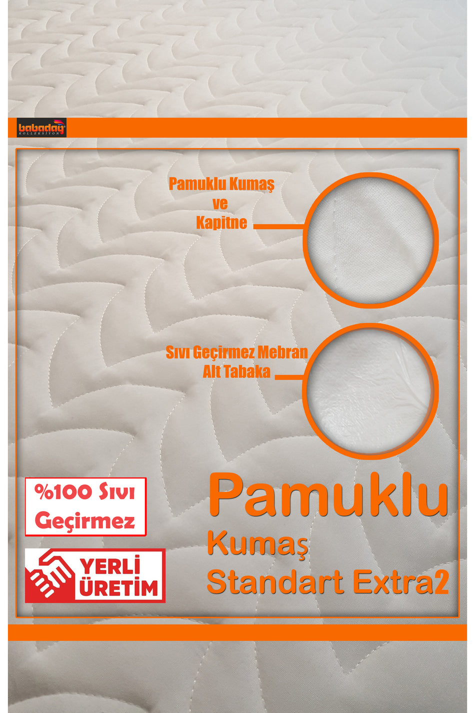 babadag kolleksiyon Waterproof Mattress Protector - MALLTURK