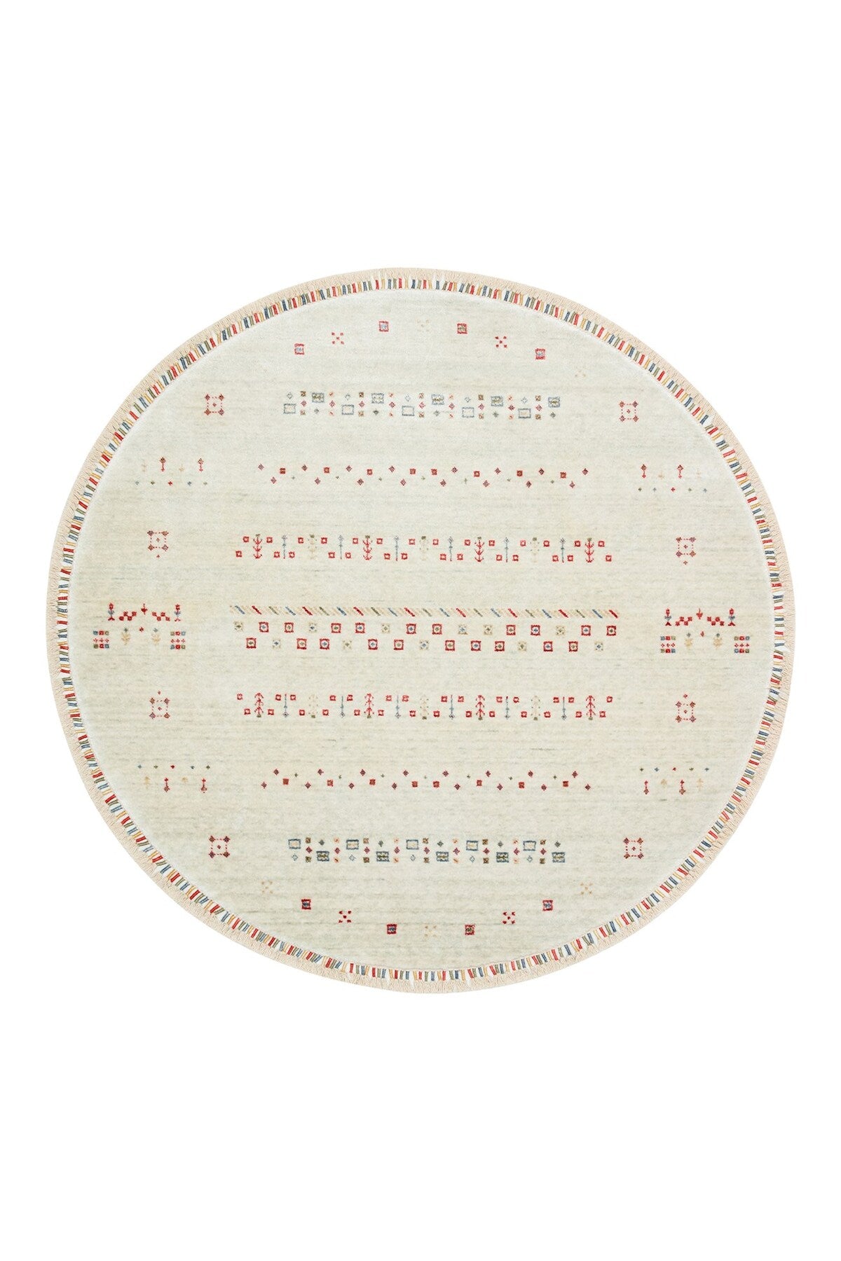 Eko Hali Zara 06 Beige Authentic Patterned Modern Usak Carpet, Handcrafted on Special Looms. - MALLTURK