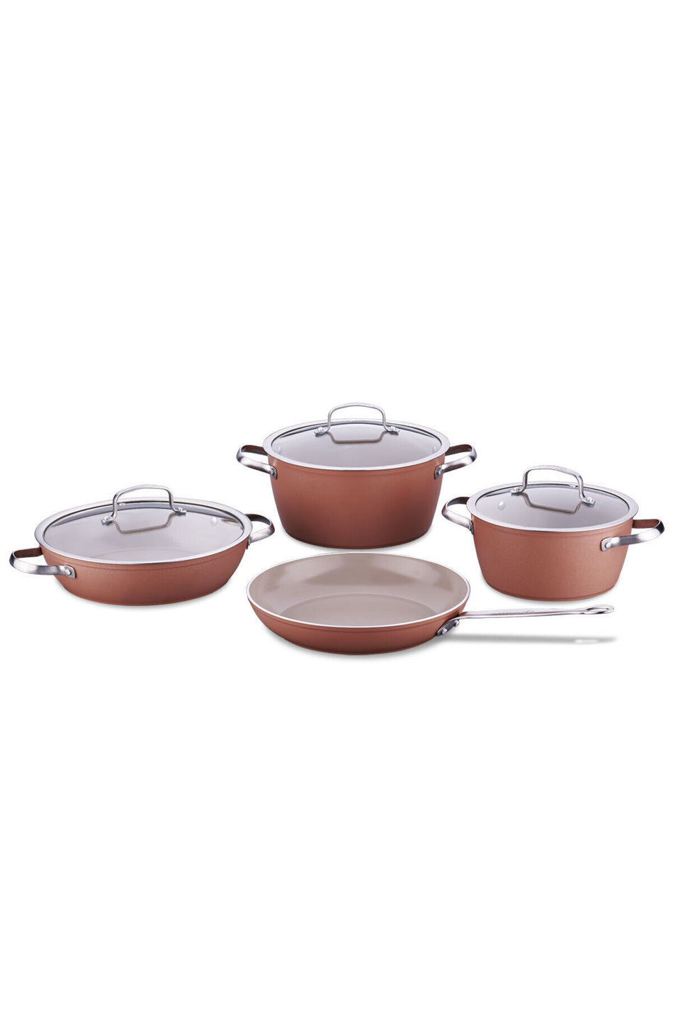KORKMAZ Nea Sera 7 Piece Cookware Set