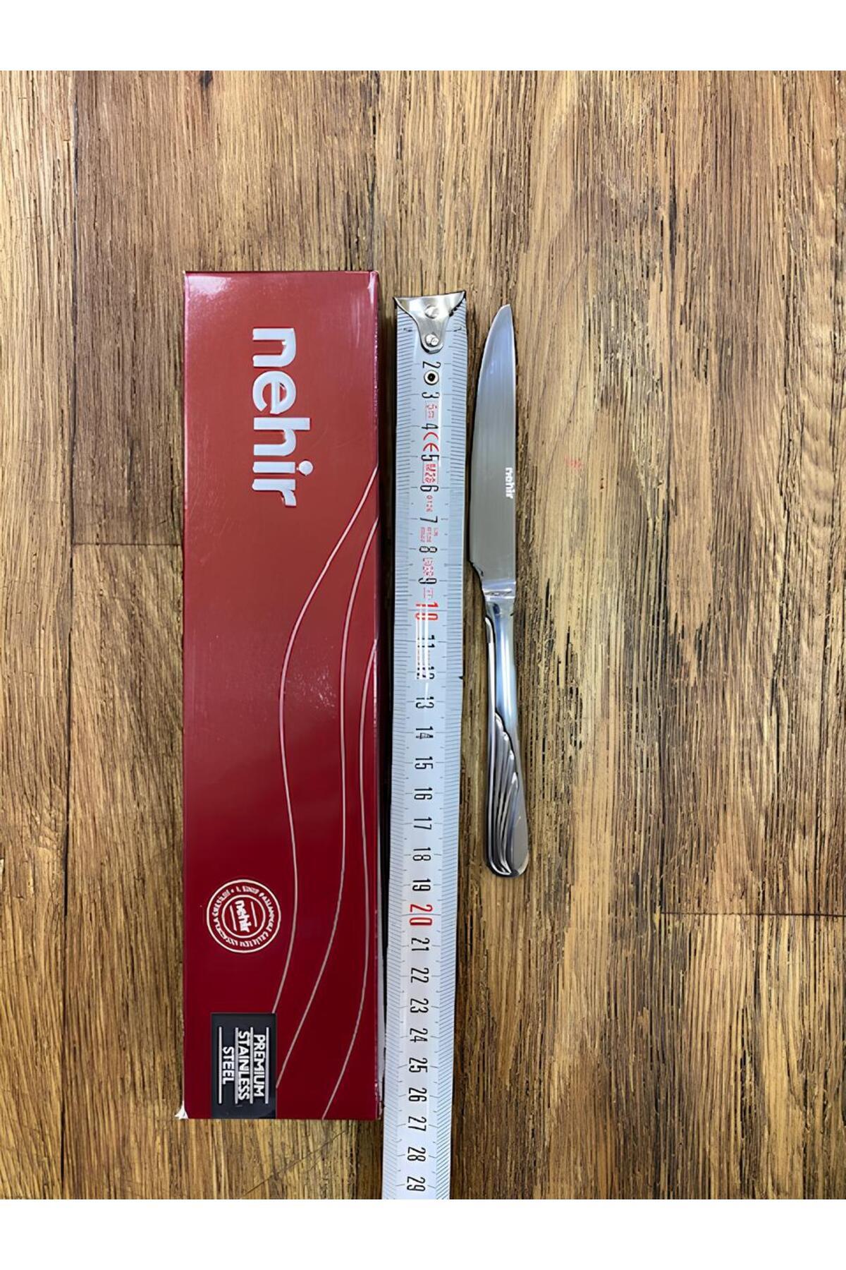 Nehir kuskanadi Plain 12 Piece Cake Knife - MALLTURK