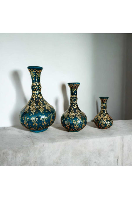 Sema Cini Handmade 3-Piece Teardrop Vase - MALLTURK