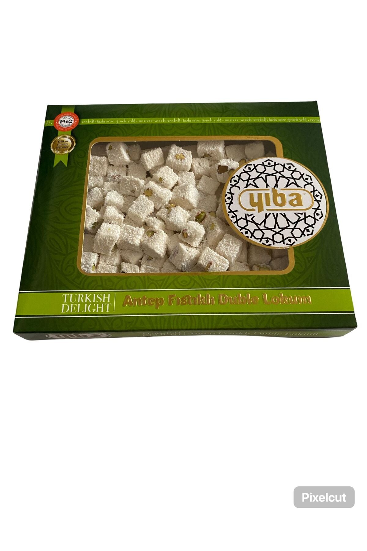YIBA Pistachio Double Roasted Turkish Delight tereyag Flavored 300 g - MALLTURK
