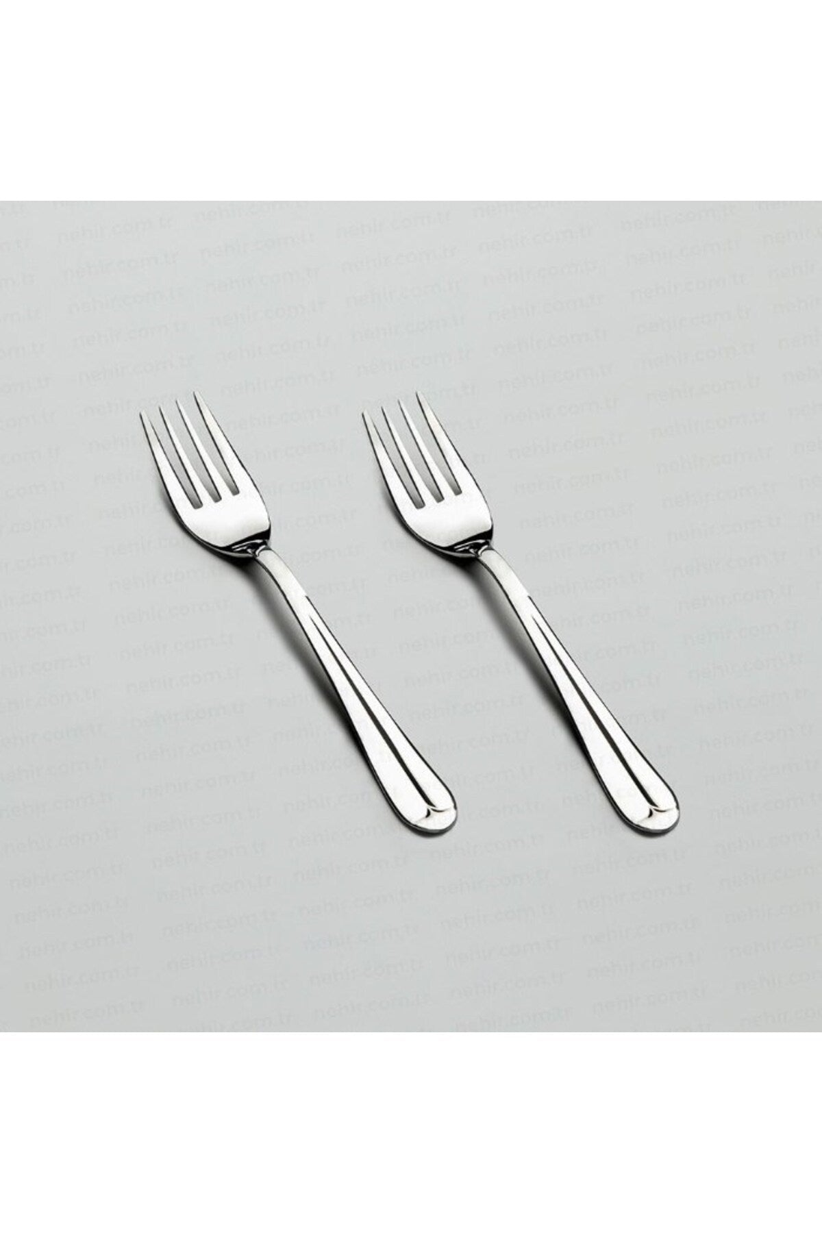 Nehir saray 12 Piece Plain Dessert Fork - MALLTURK