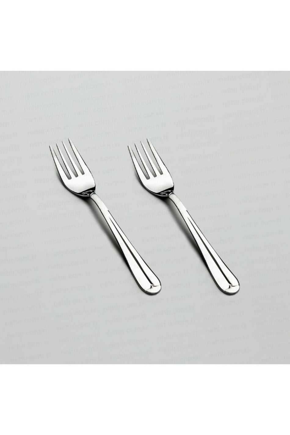 Nehir saray 12 Piece Plain Dessert Fork - MALLTURK