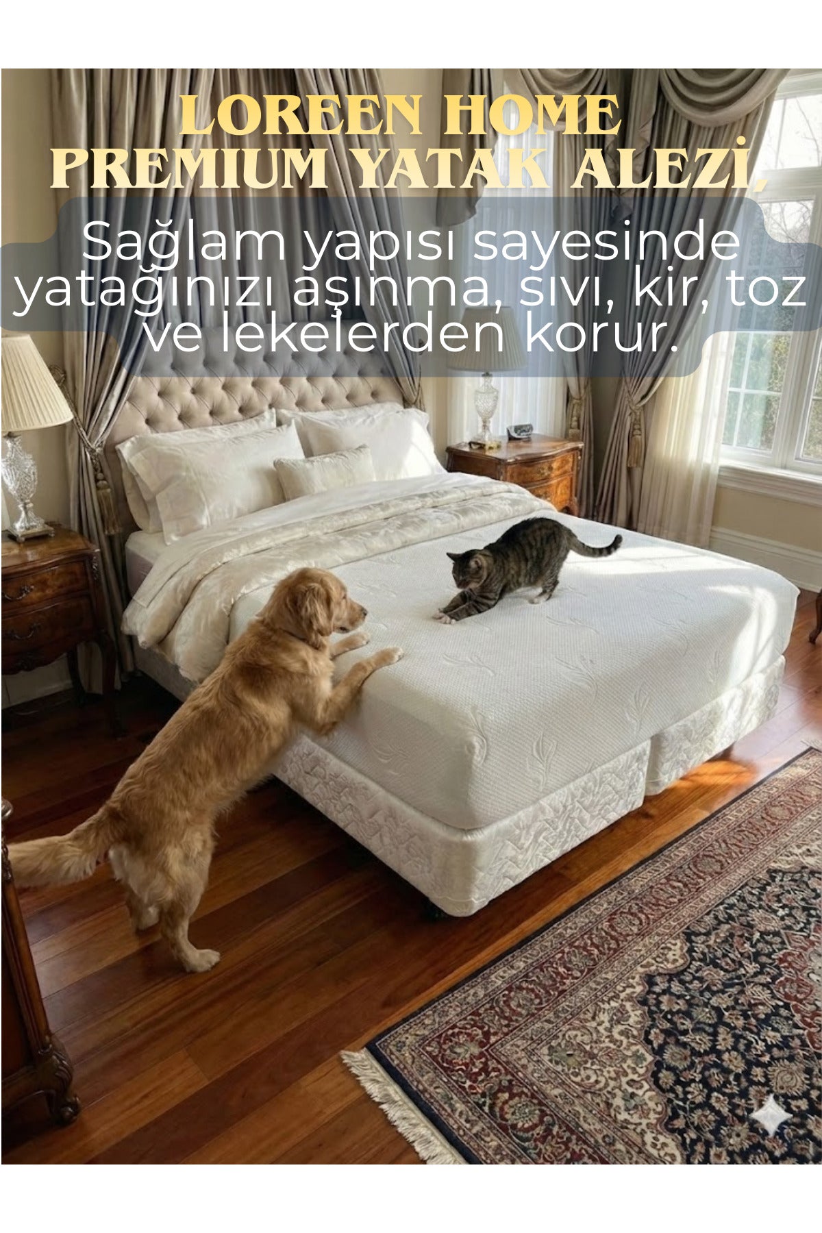 LOREEN HOME Orme Mattress Protector - MALLTURK