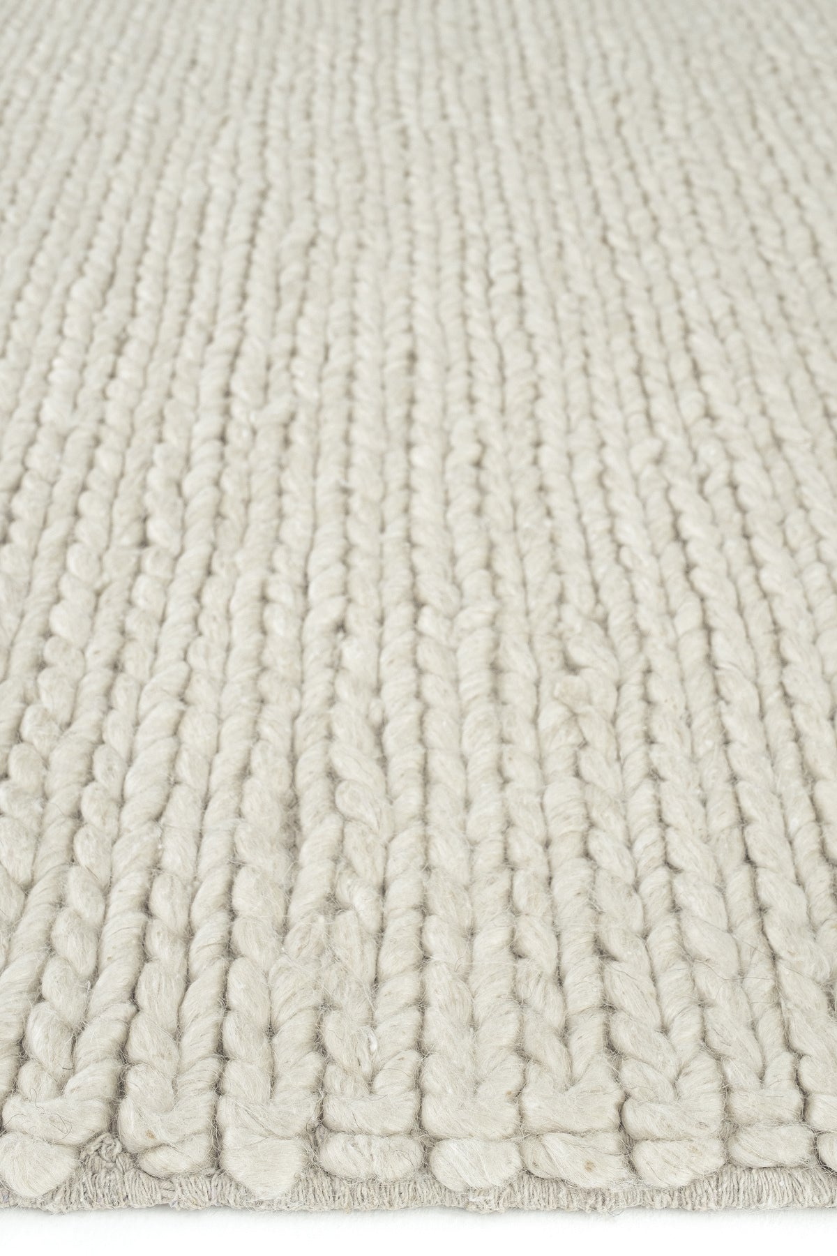 Cool Rug Elegance Cream Wool Rug Natural Living Room Rug Entryway Hallway Rug Runner Hand-Woven Rug Knitted Handmade Rug