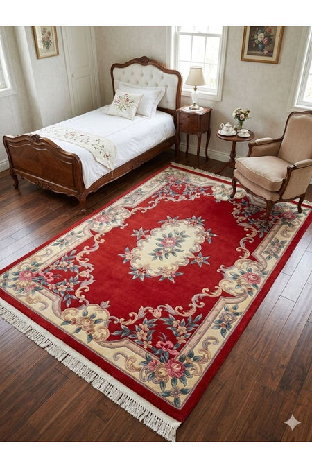 RD RAMAZAN DAG Hand Rug Art Hand-Woven Embossed Chinese Rug Premium Quality Size 240x170 - MALLTURK