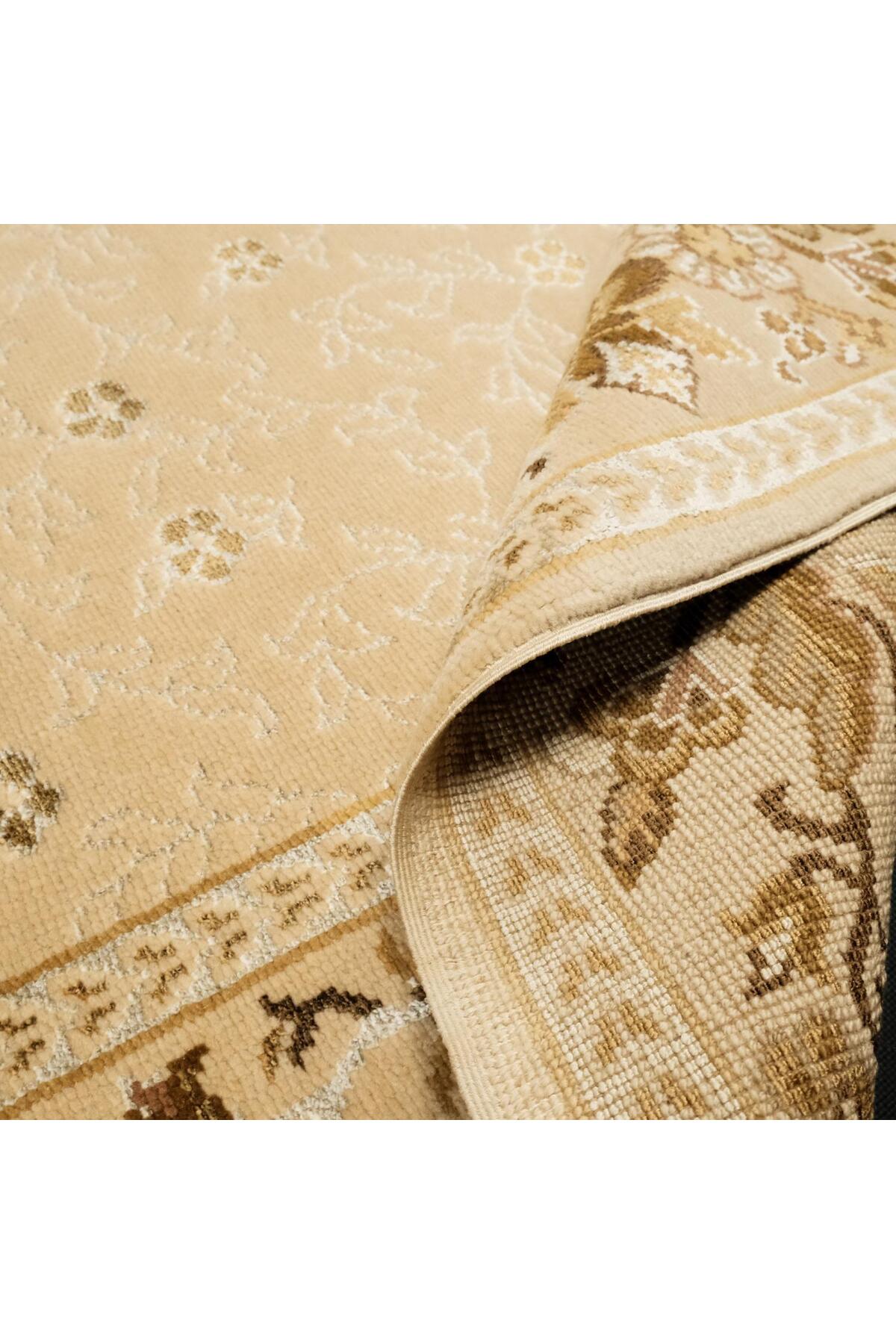 Halicizade Sultan Serisi Cicek Pattern Hand-Woven Rug - MALLTURK