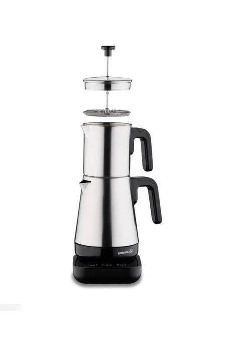 KORKMAZ Moderna Electric Kettle Black Satin 1.3 lt A850 - MALLTURK