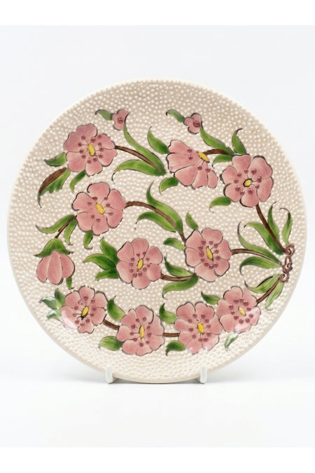 General Brands Handmade Sirli Tile and Ceramic Decorative Serving Plate - MALLTURK