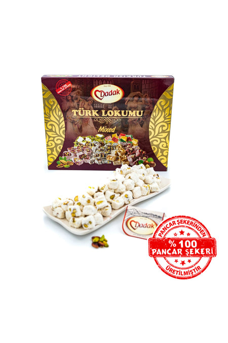 Dadak Turkish Delight and kuruyemis Sultan Style Pistachio Mini Turkish Delight 5 kg - MALLTURK