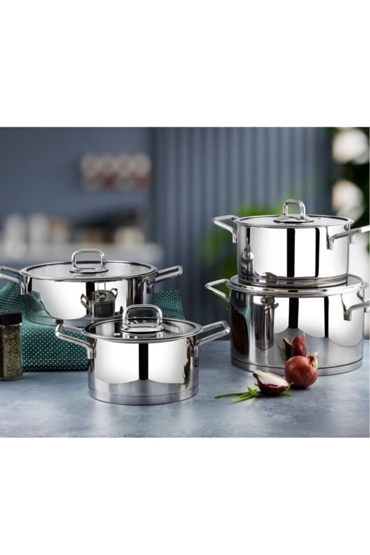 Lines Cookware Set 8 Piece Handle