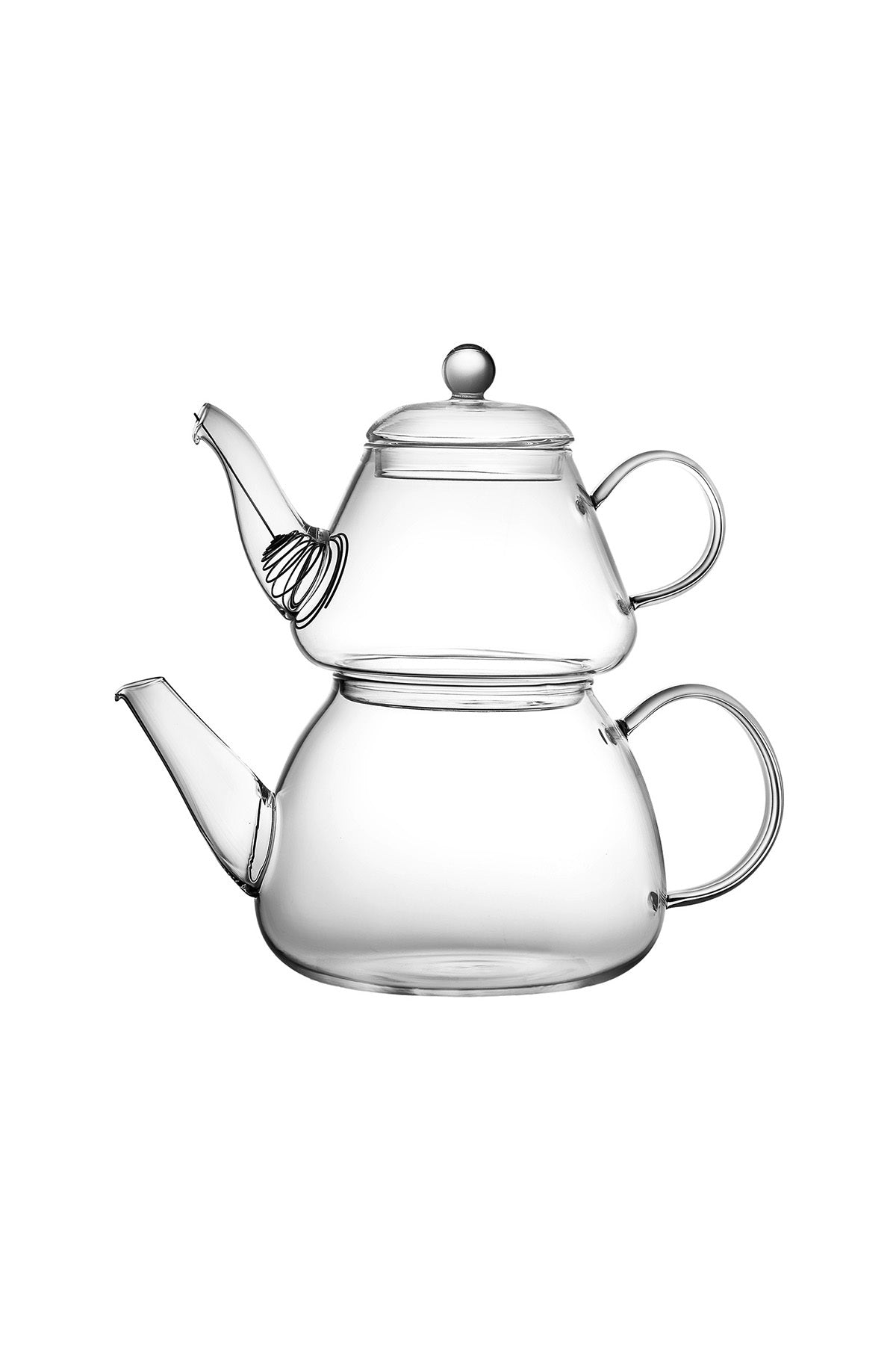 Emsan Lia Borosilicate Mini Teapot Set 0.76 - 1.3 Lt - MALLTURK