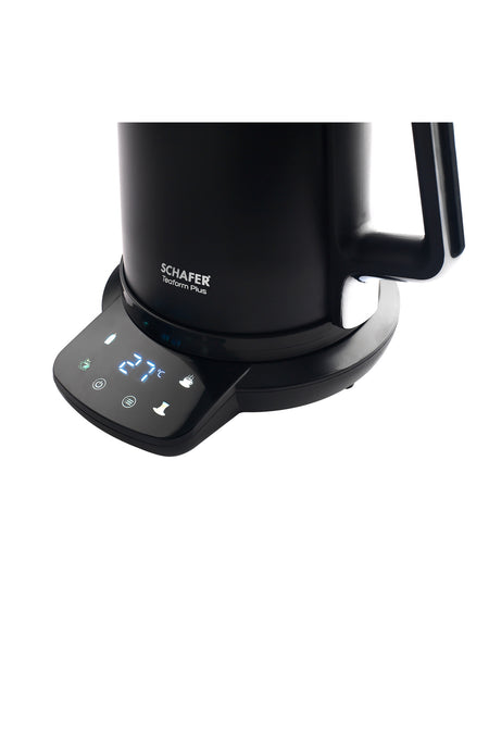 Schafer Teaform Plus Digital Stainless Steel Tea Maker - Black - MALLTURK