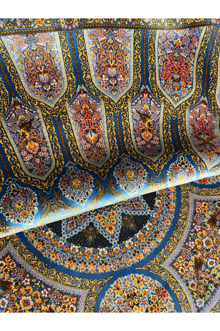 Rustikev Iranian Silk Rug - MALLTURK