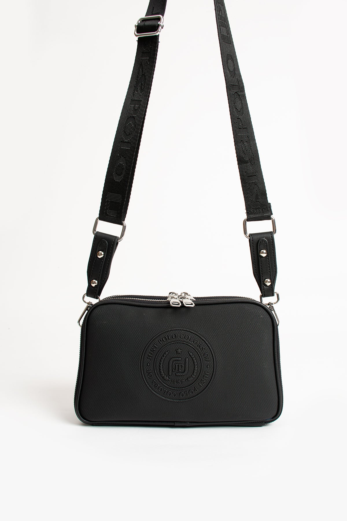 Just Polo Black Women's Shoulder & Messenger Bag Mink Coffe - MALLTURK
