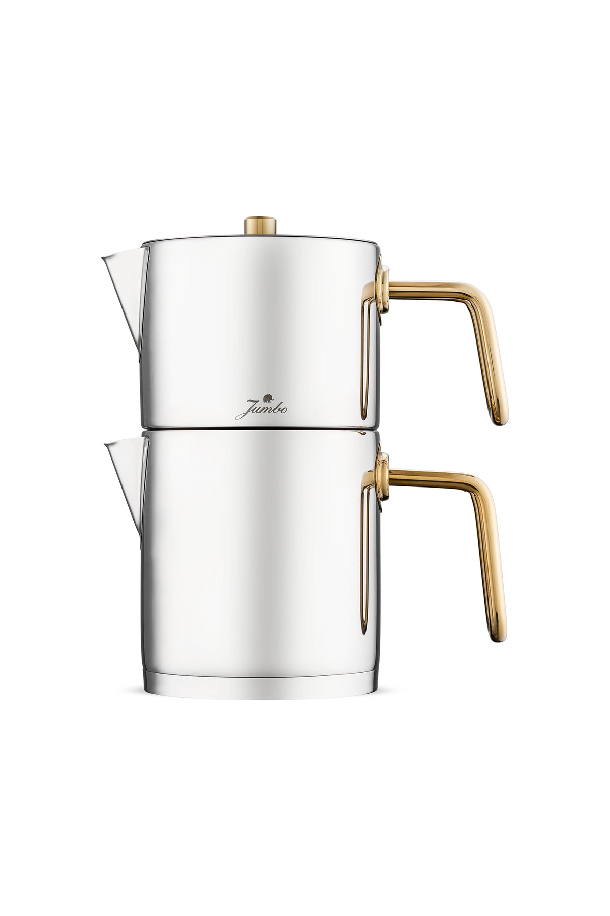 Jumbo Metalix Titanium Gold induction Base Midi Teapot - MALLTURK