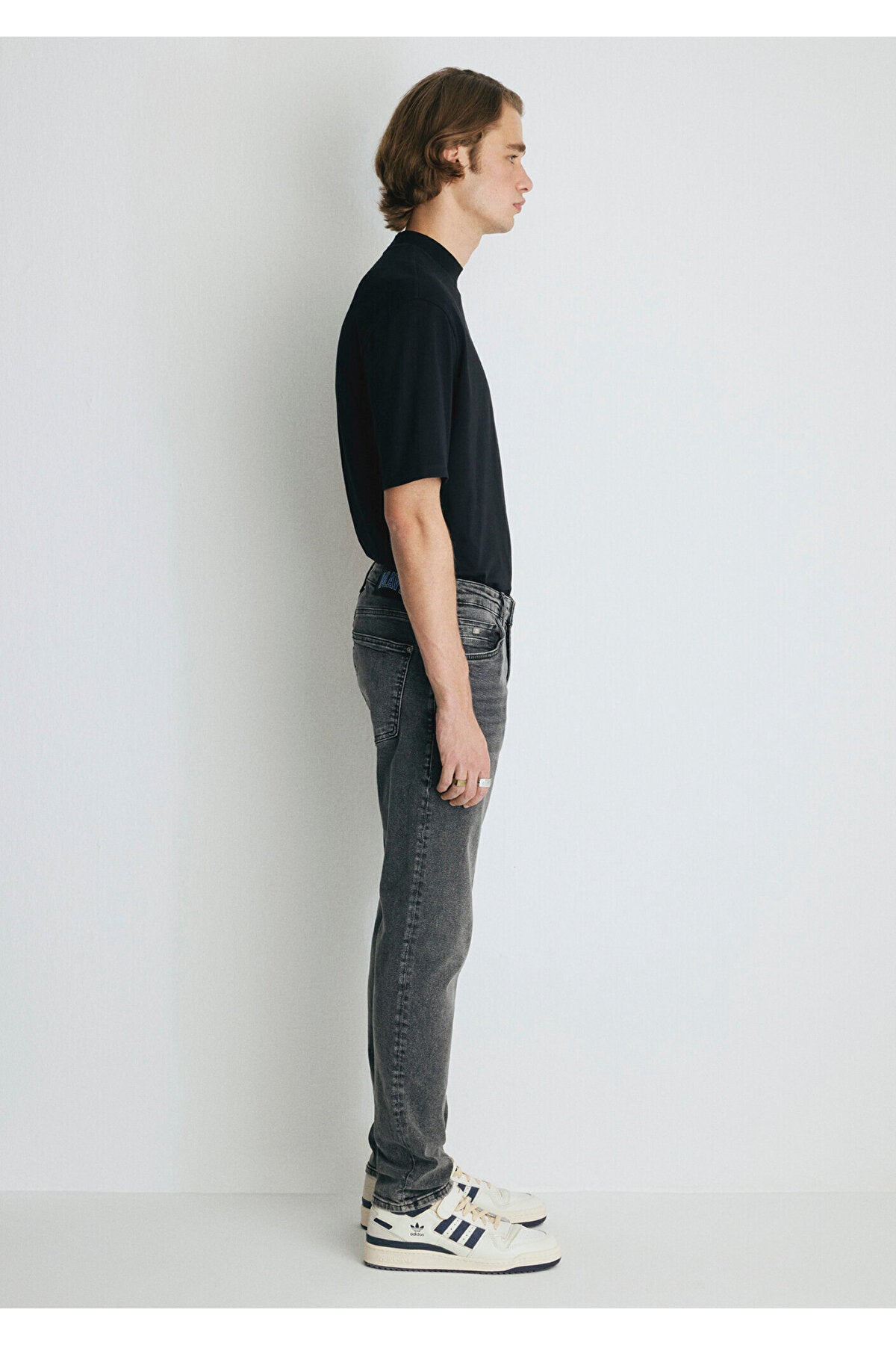 Mavi Milan College Shaded Dark Grey Jeans 0081085201 - MALLTURK