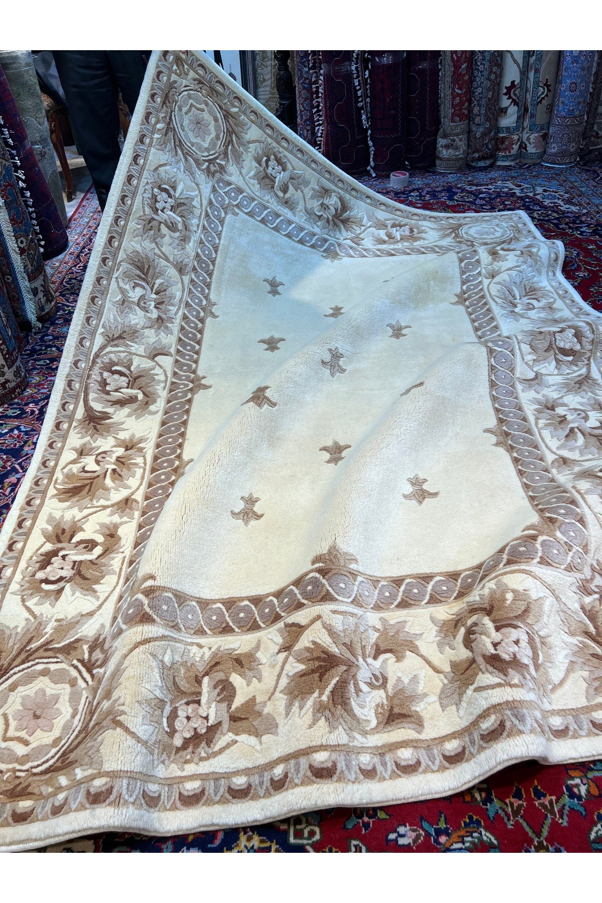 RD RAMAZAN DAG Hand Rug Art Hand-Woven Embossed Chinese Rug Premium Quality Size 235x170